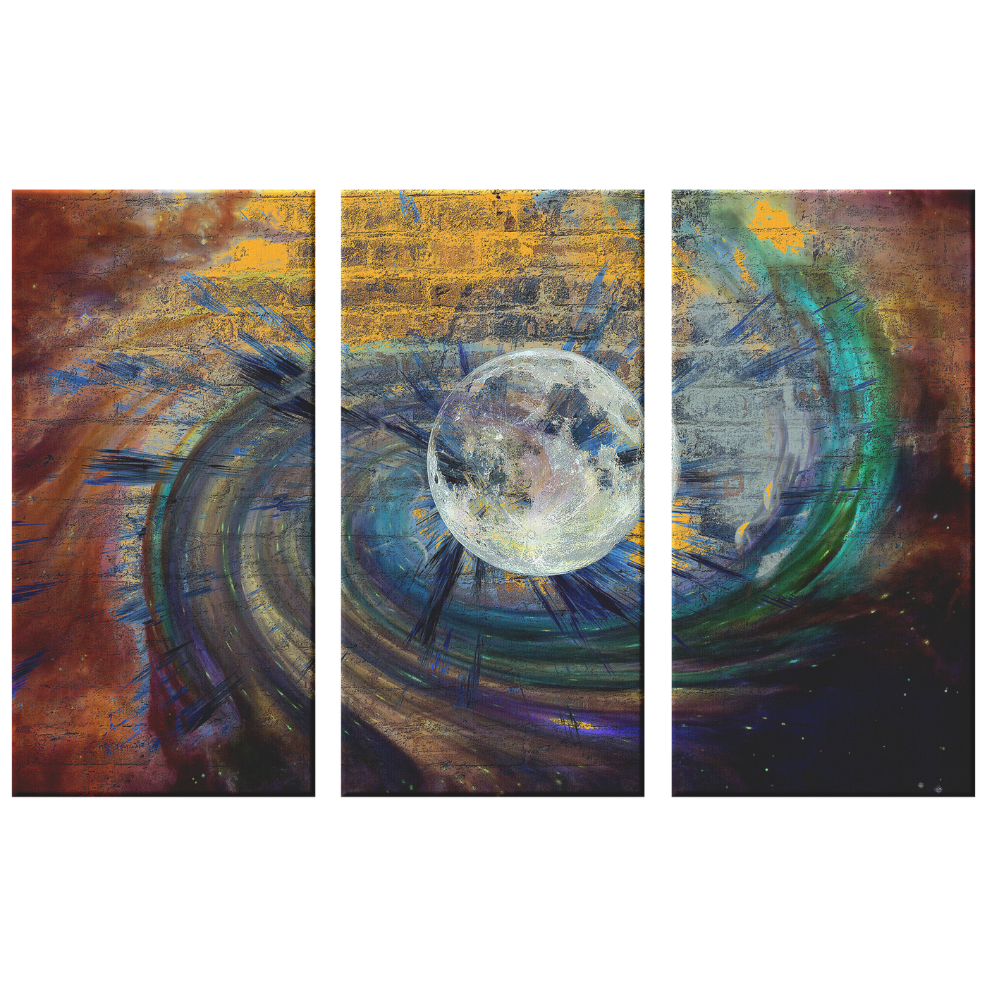 Approaching A Black Hole II Triptych